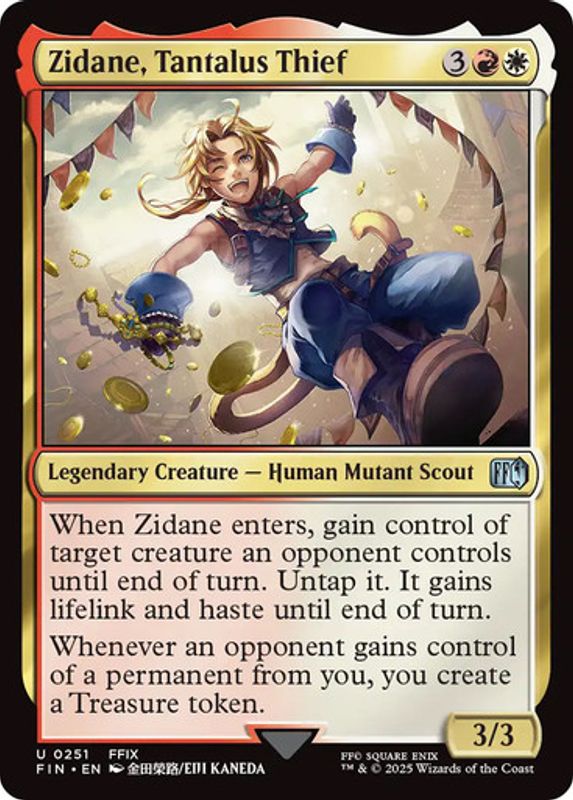 Zidane, Tantalus Thief (Foil)